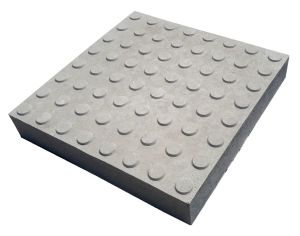 Tactile Warning Block 400x400x65 Grey SANS 784