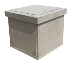 Panel Manhole Kit with Concrete Lid 650x650x700