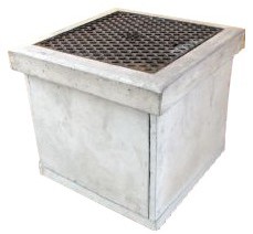 Panel Manhole Kit with Cast Iron Lid 650x650x700