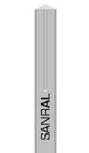 SANRAL Marker Post 2400x120x100 Yellow