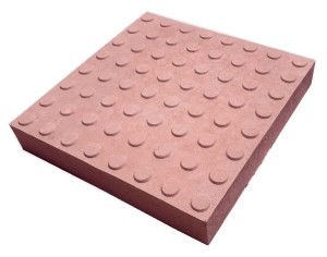 Tactile Warning Block 400x400x65 Coloured SANS 784