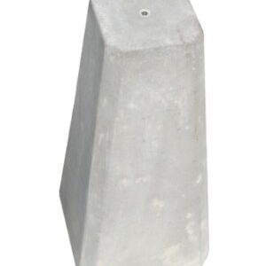 Pedestal 600mm high c/w one nut socket
