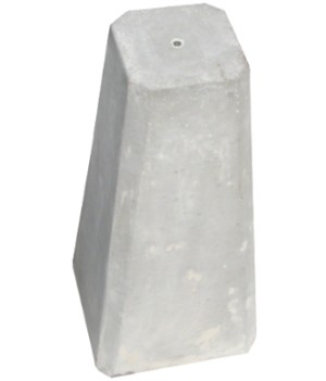 Pedestal 600mm high c/w one nut socket