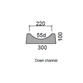 Down Channel 300mm wide x 500mm long - Image 2