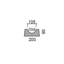 D6 Channel 200 w x 90h x 610 long