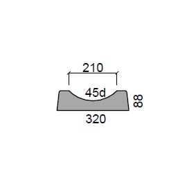 D7 Channel 320 w x 88h x 750 long