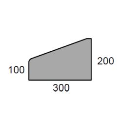 Kerb Fig. 8c length 330mm