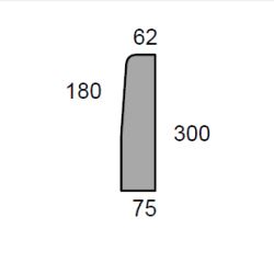 KC5 Light Barrier Kerb / Edging 330mm long Fig. 5