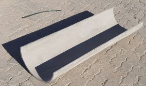 Channel half-round light-weight 375dia x 1.2m - Image 4