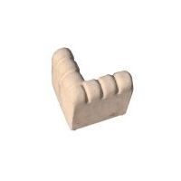 Piped Edge Corner 190x75, 220mm x 220mm