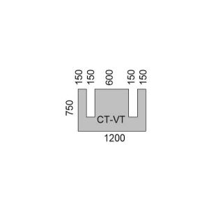 Plinth for CT-VT Unit 1200x750x300
