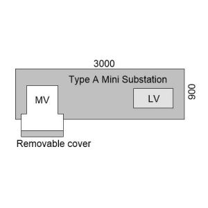 Plinth for Minisub Type "A" 3000x900x300